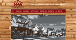 Desktop Screenshot of firemanspressurewashing.com